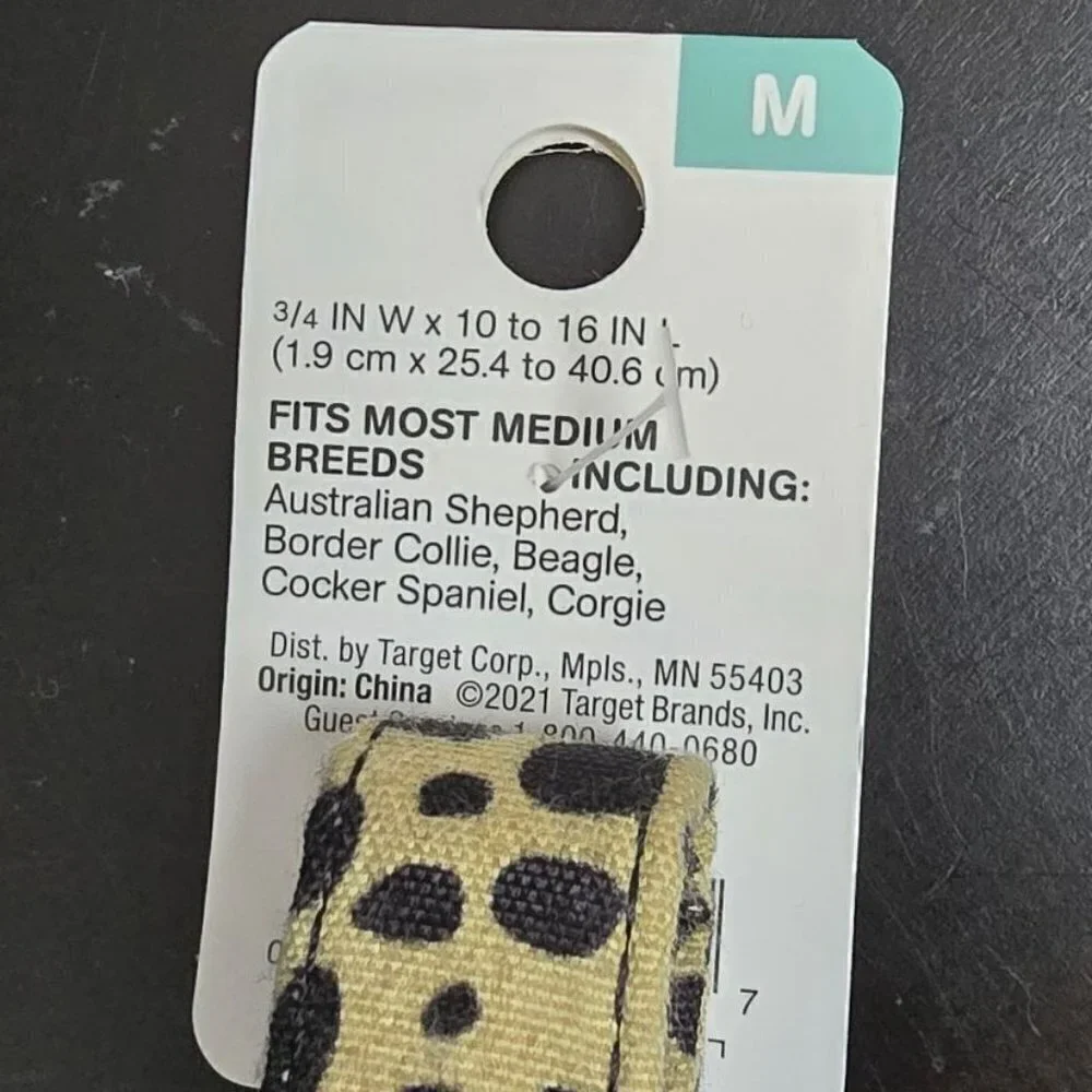 Animal Print with Buckle Branding Dog Collar | Boots & Barkley | Medium